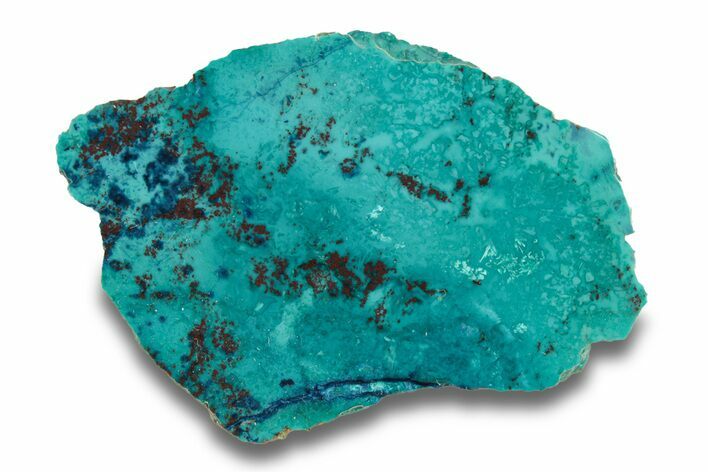 Colorful Chrysocolla and Shattuckite Section - Mexico #280127